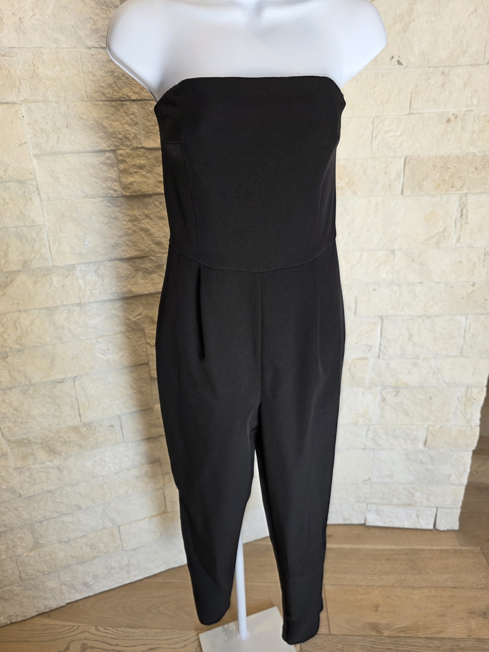 Express Strapless Black Jumpsuit